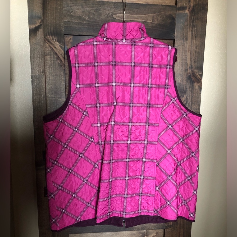 Reversible woven quilted vest by Kim Gravel - Picture 2 of 4